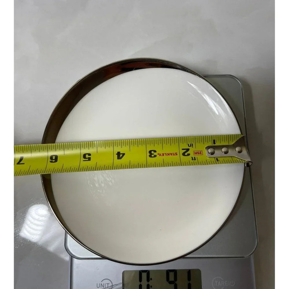 Pickard China Jubilee Bread and Butter Plate Hand Decorated Crescent White 6 1/4 - Picture 5 of 8